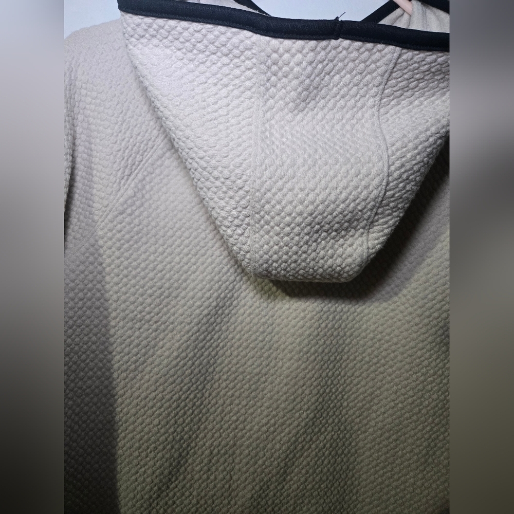 Old Navy Active Dynamic Fleece Cream Pullover Hoodie Women's XL Long Sleeve - Picture 5 of 6